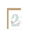 2nd Birthday Card - Little Roglets