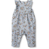 Pretty, Blue, Floral Romper - Milia - Wheat