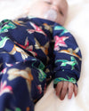 Hummingbird Cotton Sleepsuit - Fred and Noah