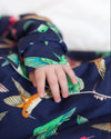 Hummingbird Cotton Sleepsuit - Fred and Noah