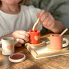 Wooden Tea Time Tray Set - Mentari