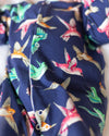 Hummingbird Cotton Sleepsuit - Fred and Noah
