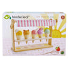 Wooden Scoops and Smiles Ice Cream Stand - Tender Leaf Toys