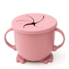 Silicone Baby Snack Cup - Blue/Green/Pink - Green Island