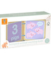 Farmyard Wooden Animal Counting Book - Orange Tree Toys