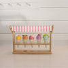 Wooden Scoops and Smiles Ice Cream Stand - Tender Leaf Toys