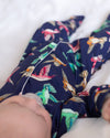 Hummingbird Cotton Sleepsuit - Fred and Noah