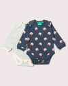 Sleeping Sheep Baby Bodysuit 2 Pack - Little Green Radicals