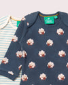 Sleeping Sheep Baby Bodysuit 2 Pack - Little Green Radicals