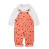 Heart Print Corduroy Dungarees - Dotty Dungarees