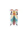 Colorful cockroach illustration on a white background
