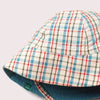 Checked Seersucker Reversible Sunhat - Little Green Radicals