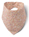 2 Bandanna Bibs - Floral Print - Wheat