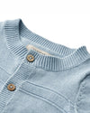 Baby Blue Knitted Cardigan - Wheat