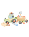 Buildable Wooden Tractor - Orange Tree Toys