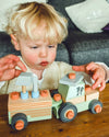 Buildable Wooden Tractor - Orange Tree Toys