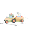 Buildable Wooden Tractor - Orange Tree Toys