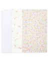 Muslin Squares - Set of 3 - Wildflower Garden - Avery Row