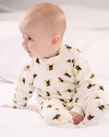 Bee Print Cotton Sleepsuit – Fred & Noah