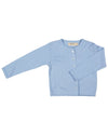 Organic Pointelle Cardigan – Sky Blue - Pigeon Organics