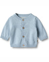Baby Blue Knitted Cardigan - Wheat