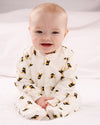 Bee Print Cotton Sleepsuit – Fred & Noah