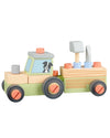 Buildable Wooden Tractor - Orange Tree Toys