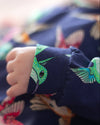 Hummingbird Cotton Sleepsuit - Fred and Noah