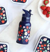 Strawberry Print Stainless steel water bottle - A Lovely Company