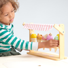 Wooden Scoops and Smiles Ice Cream Stand - Tender Leaf Toys