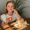 Wooden Tea Time Tray Set - Mentari
