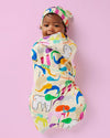 Happy Herd Baby Wrap Swaddle - Organic Cotton - Halcyon Nights