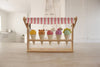 Wooden Scoops and Smiles Ice Cream Stand - Tender Leaf Toys