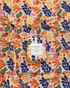 Large Organic Cotton Muslin Swaddle Blanket - Matisse Print - Solstice Stories
