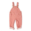 Dotty Dungarees Pink Chunky Cord Dungarees