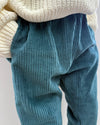 Petrol Corduroy “Kid Fit” Trousers - Fred & Noah