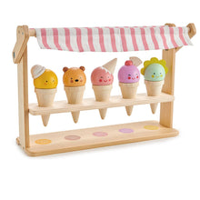  Wooden Scoops and Smiles Ice Cream Stand - Tender Leaf Toys