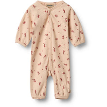 Pink, Floral Print Felizia Romper - Wheat