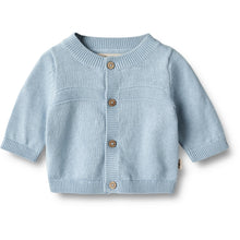  Baby Blue Knitted Cardigan - Wheat