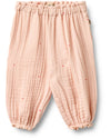 Petrine Organic Cotton Gauze Baby Trousers - Wheat