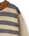 Rasmus Organic Cotton Knit Jumper - Wheat