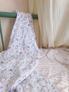 Spring Swaddle Blanket - Organic Cotton Muslin Baby Blanket - La La Lu