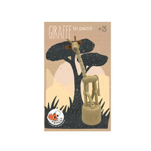  Wooden Push Up Giraffe To paint - Egmont Toys