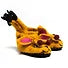 Chui The Leopard Handmade Felted Slippers - Hector and Queen