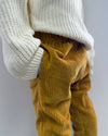 Gold Corduroy “Kid Fit” Trousers - Fred & Noah