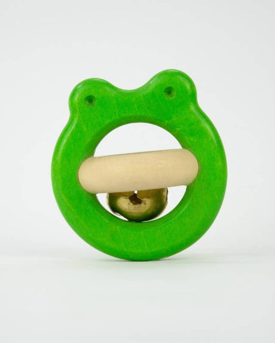 Wooden Rattle Frog with Bell - Bajo