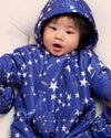 Bute Navy Constellation Baby Snowsuit – Recycled Eco Outerwear -The Bonnie Mob
