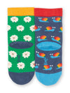 Rainbow snail socks - Kite