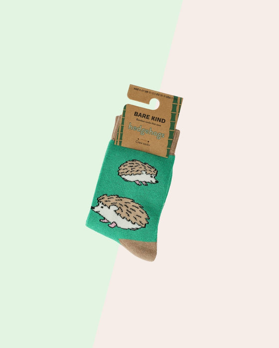🦔 Hedgehog Socks - Bamboo Kids Socks - Bare Kind