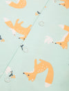 Fox and dove sleepsuit - Kite Organics